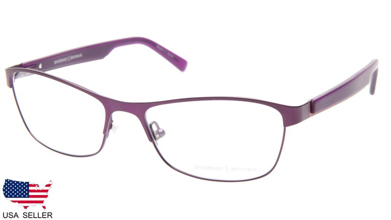 NEW PRODESIGN DENMARK 1278 c. 3521 VIOLET EYEGLASSES FRAME 55-17-135 B35mm Japan