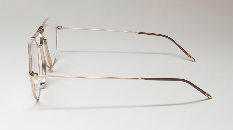 NEW MARIUS MOREL 1880 60121M EYEGLASSES WOMENS CAT EYE FRANCE PP08 GOLD HALF-RIM gallery