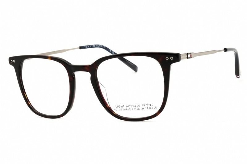 Tommy Hilfiger TH 2137 0086 00 Dark Havana 50mm Eyeglasses New Authentic