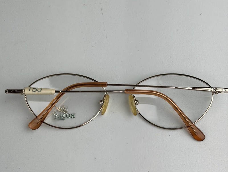 Via Roma VR512 LIGHT BROWN 52-18-140 Metal Full Rim Eyeglasses Frame gallery