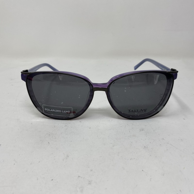 TAKUMI TK1120 55/17-140 80 PURPLE BLUE W/ POLARIZED SUN CLIP 165V