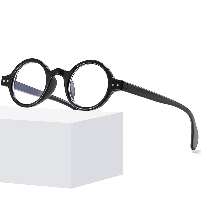 Harry Potter Small Round Plastic Eyeglass Frames Women Men Retro Rivet Glasses gallery