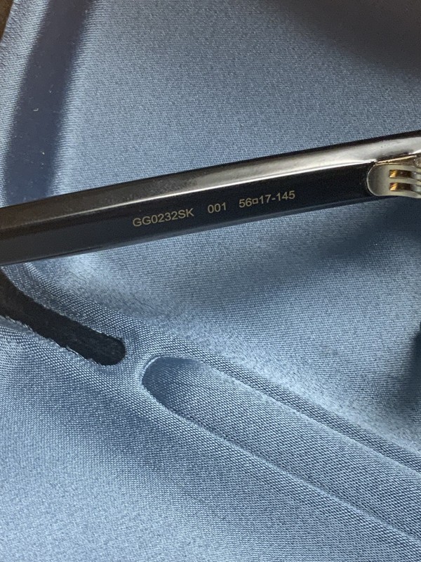 Gucci GG0232SK 001 Women's Buterfly Sunglasses Eyeglasses 56mm Full Rim Frame gallery