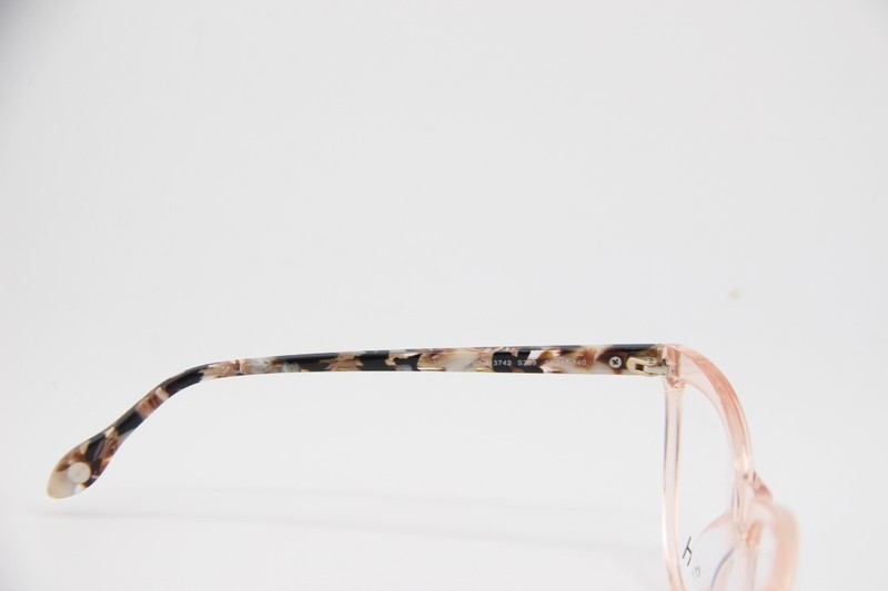 NEW FYSH 3742 S309 CLEAR PINK TORTOISE AUTHENTIC FRAMES W/CASE EYEGLASSES 54-17 gallery