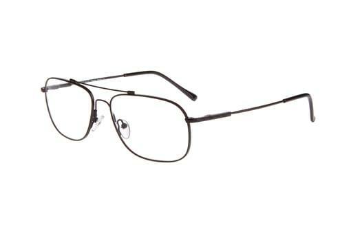 NEW ITECH Black CLICK Memory Metal Titanium Eyeglasses 57mm with Case