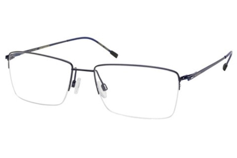 New Balance – NB 486 – 2 Navy Blue – Mens Half Rim Eyeglass Frame – 57-17-145