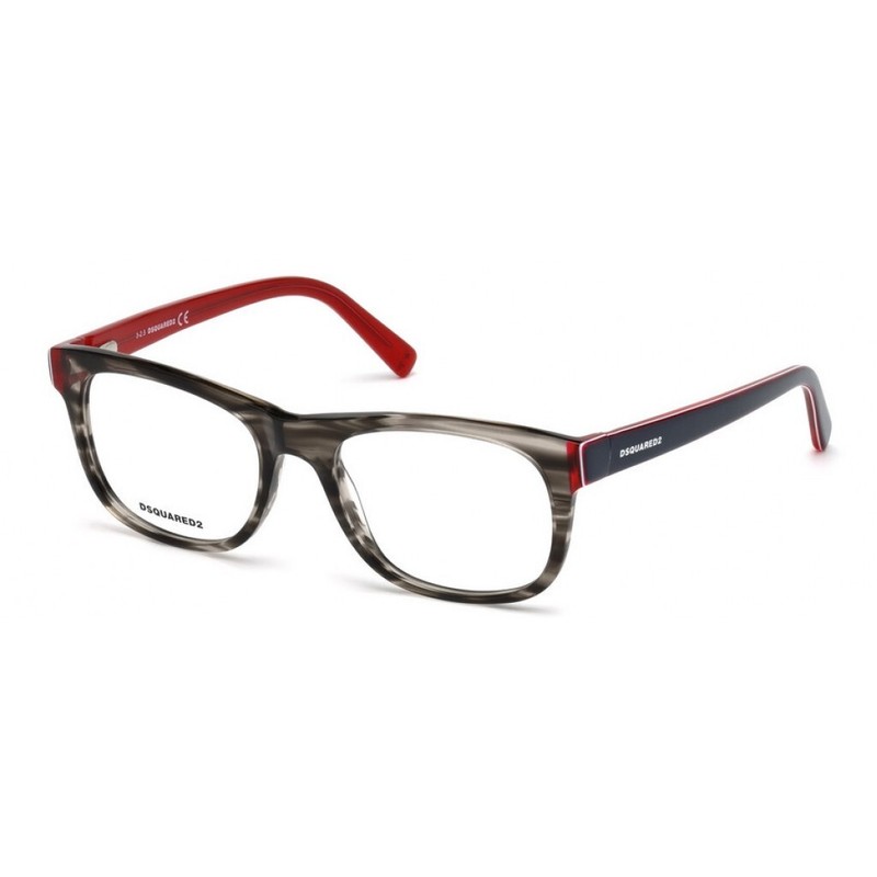 DSQUARED2 DQ5217 020 Gray/Other Plastic Optical Eyeglasses Frame 52-18-140 DQ RX