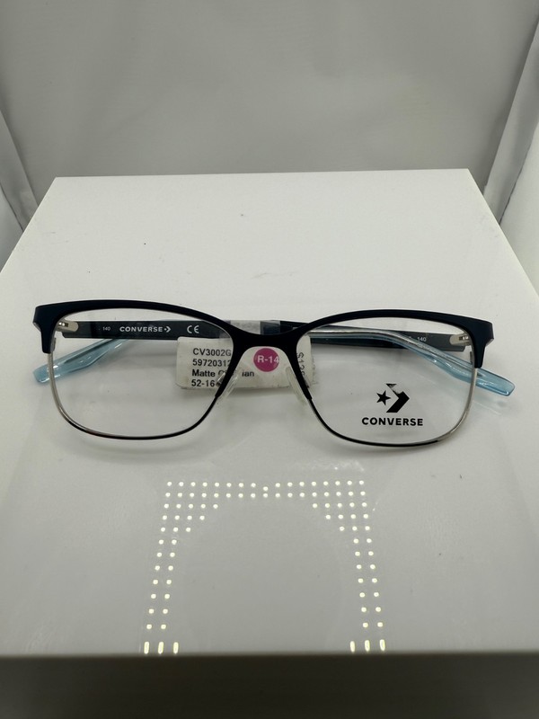 Converse CV3002 411 Matte Obsidian Eyeglass Frames 52-16-140 NWT