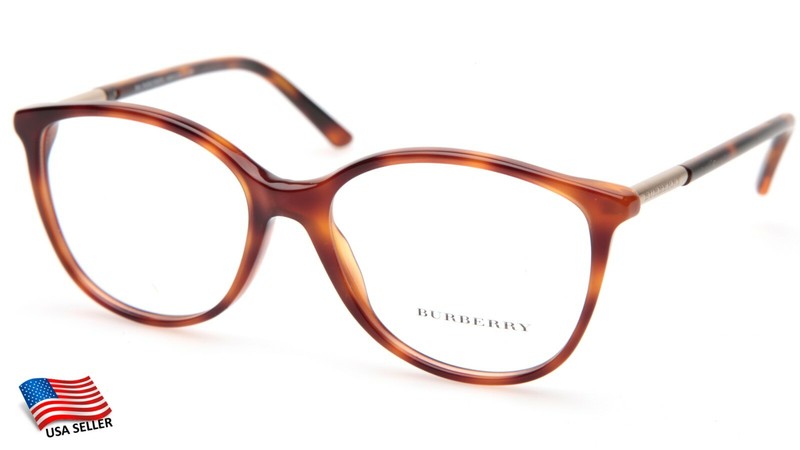 New Burberry B 2128 3316 Havana Brown Eyeglasses Glasses 52-16-140mm B43 Italy