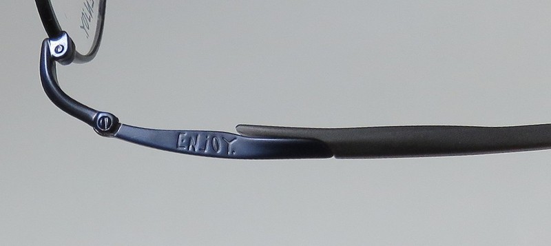 NEW ENJOY 1722 EYEGLASSES OVAL FULL-RIM 48-18-135 C UNISEX METAL & PLASTIC gallery