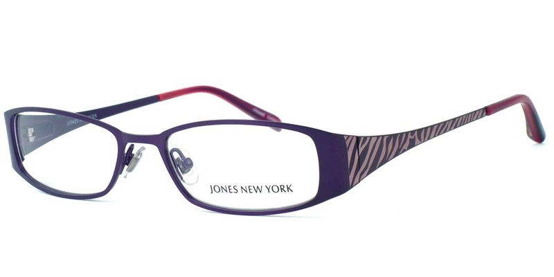 New Jones New York Women’s Rx Eyeglasses With Soft Case – J461 Plum (51-17-135)