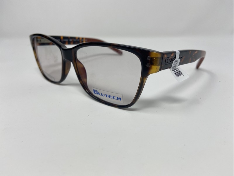 BLUTECH Eyeglasses Frames HOT TIP 56-16-140 Tortoise Full Rim GW92 gallery