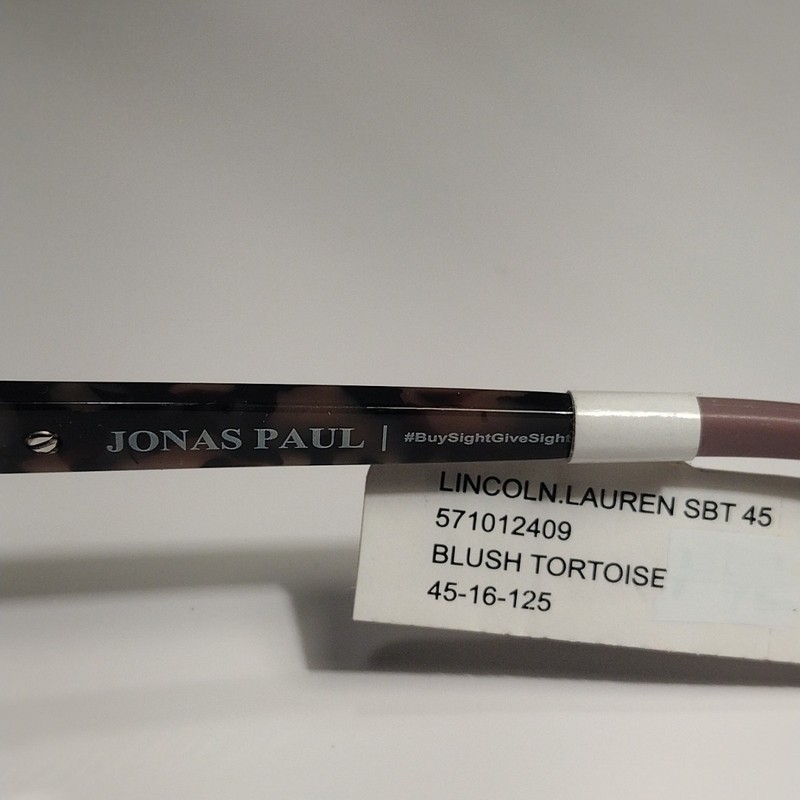 Jonas Paul Lincoln Lauren SBT 45 Eyeglasses Frames Blush Tortoise 45-16-125 Kids gallery