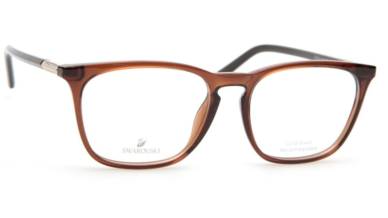 NEW SWAROVSKI SW 5218 048 BROWN EYEGLASSES GLASSES FRAME 51-16-140 B40mm Italy gallery