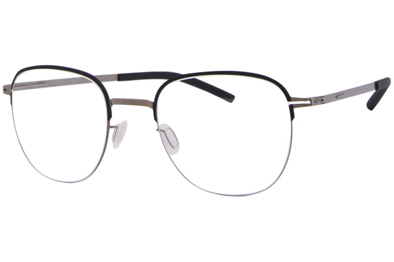 Ic! Berlin Notos Eyeglasses Women’s Bronze/Matte Black Full Rim Oval Shape 47mm