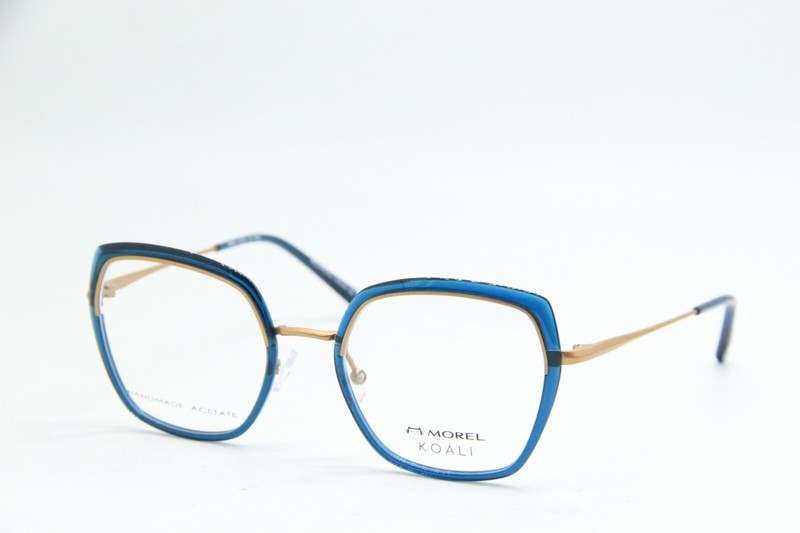NEW MOREL KOALI 20096K VM01 BLUE BRONZE AUTHENTIC EYEGLASSES 50-20