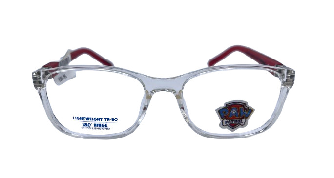 Kids Paw Patrol PP15 Clear/ Red Designated Eyeglasses