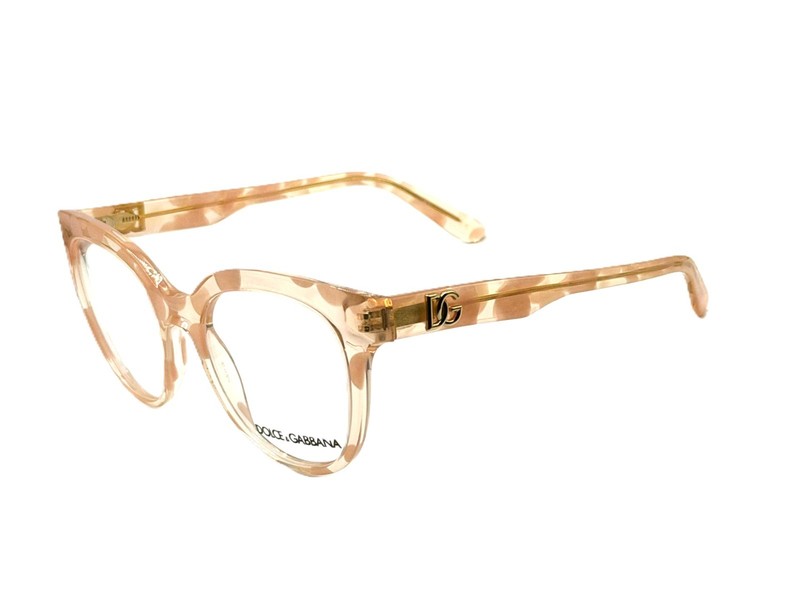 NEW ORIGINAL DOLCE & GABBANA DG 3353 3347 Rose Bubble Eyeglasses 49mm 19 140