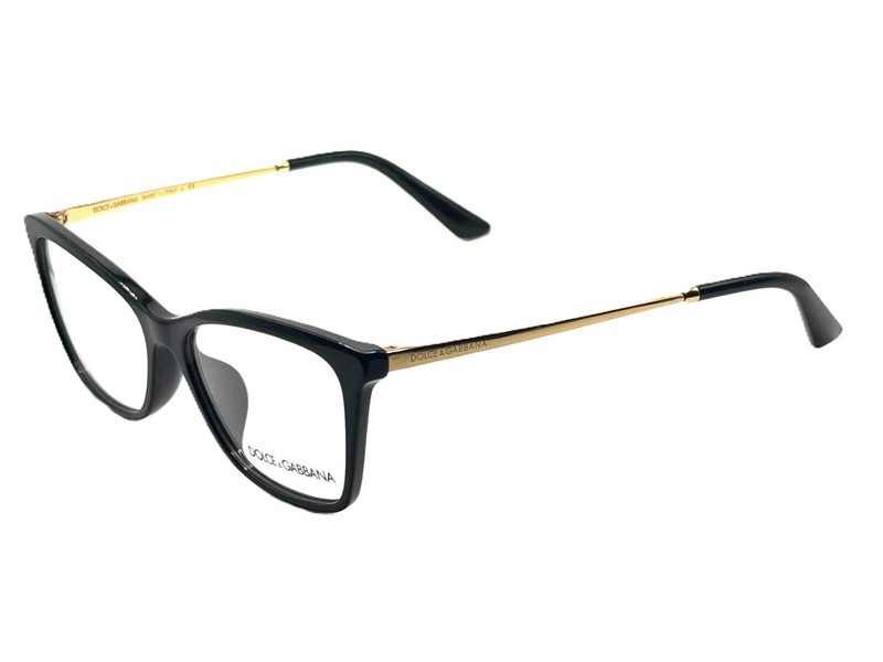 NEW ORIGINAL DOLCE & GABBANA DG 3347-F 501 Black Women Eyeglasses 56mm 16 145