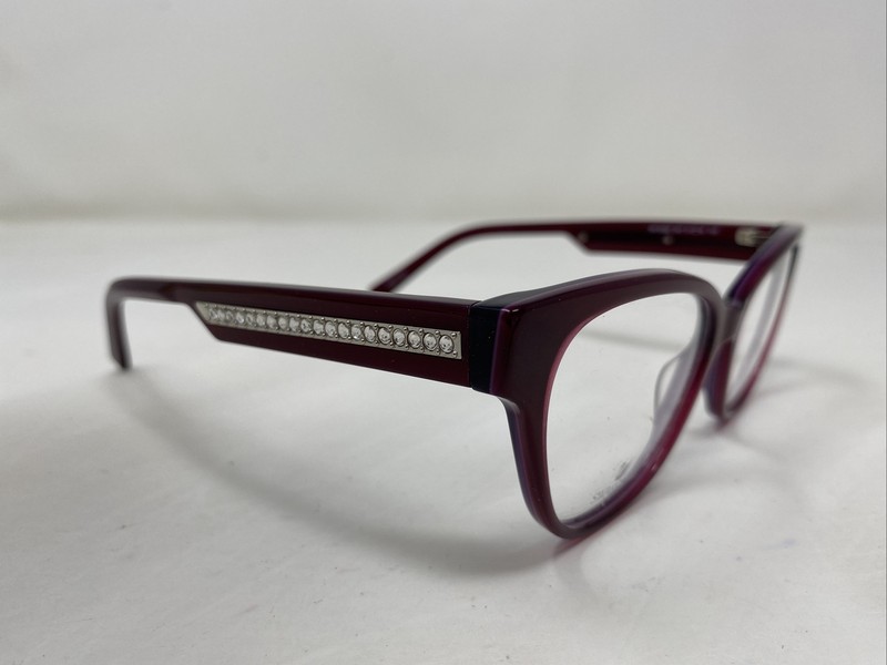 Swarovski SK 5392 081 51-16-140 Shiny Violet Full Rim Optical Frame Y532 gallery