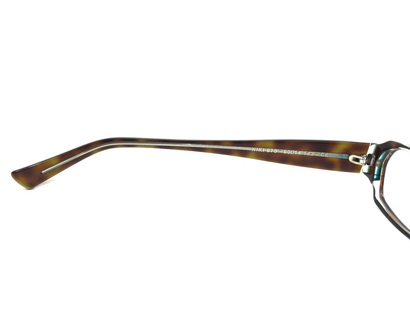 Jean Lafont Eyeglasses Frames NIKI 675 Tortoise on Clear Blue Cat Eye 50-14-142 gallery