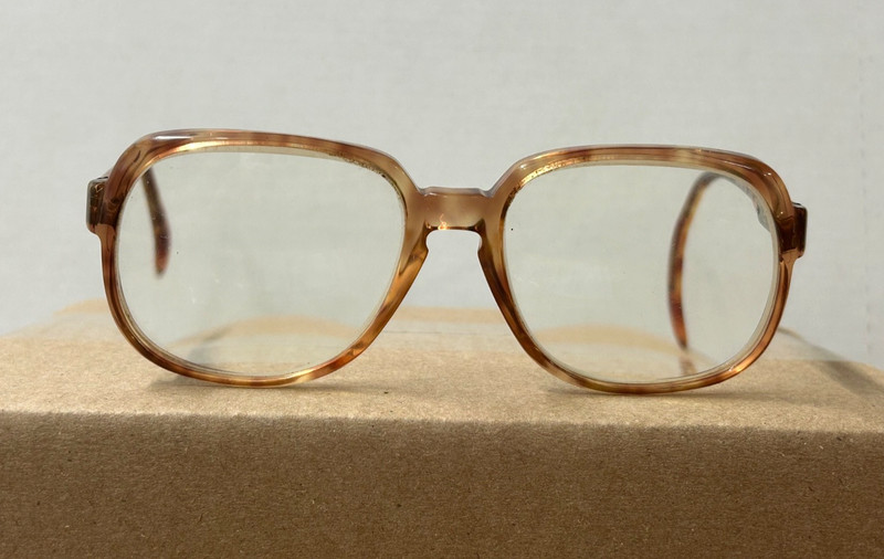 VTG SAFILO Contempora 653 Eyeglasses Frame Italy 54-18-145 Oversize Square Clear