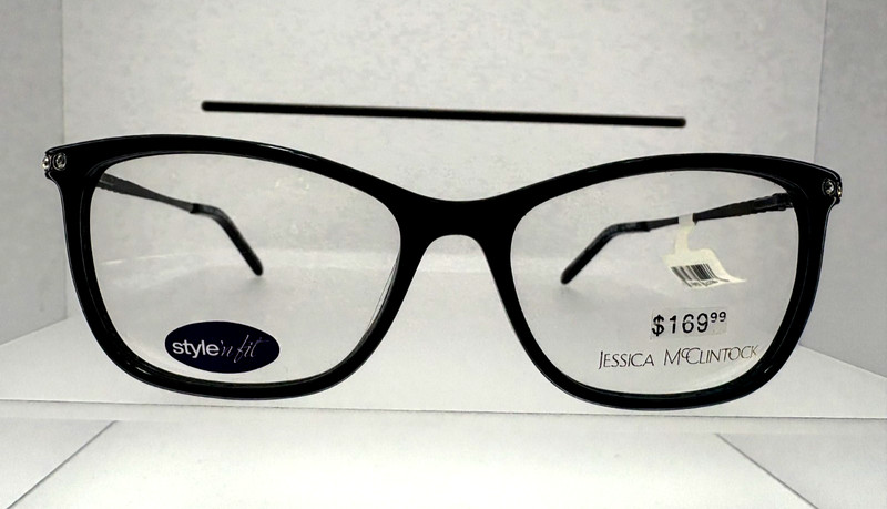 JESSICA McCLINTOCK Women’s Eyeglasses Black JMC 4045 52-16-142 Optical Eyewear