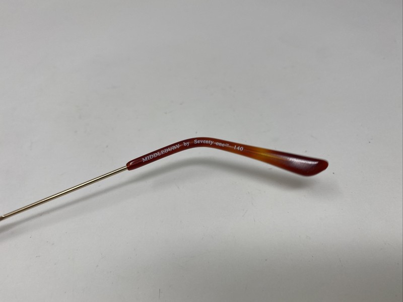 SEVENTY ONE EYEWEAR 71 MIDDLEBURY GOLD TORTOISE 47/20/140 ROUND EYEGLASSES :N27 gallery