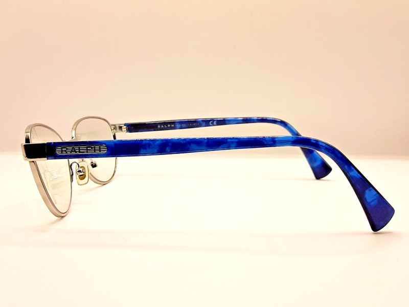 RALPH LAUREN RA 6048 9001 Sliver/Blue, Full Rim, Frame Only 53-16-140 13/F5 gallery