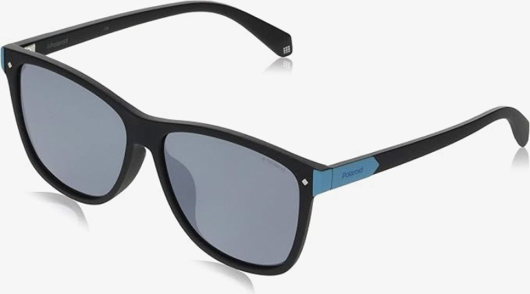 Polaroid Sunglasses PLD6035 Polarized 56-15-145 matte blk blue PLD6035-003TR