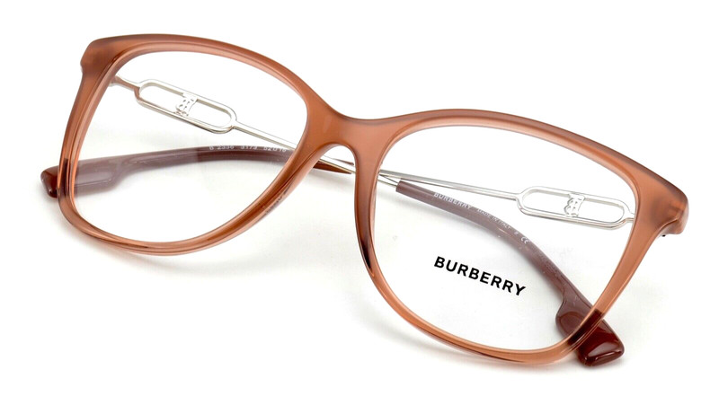 Burberry Ladies Glasses Frame B2336 Carol 3173 Opal Brown Gradient Cat Rectangle