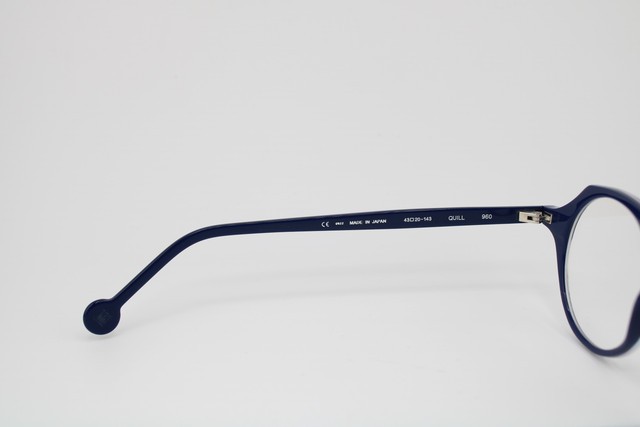 NEW L.A. EYEWORKS GUILL 960 BLUE PURPLE MARBLE AUTHENTIC EYEGLASSES 43-20 gallery
