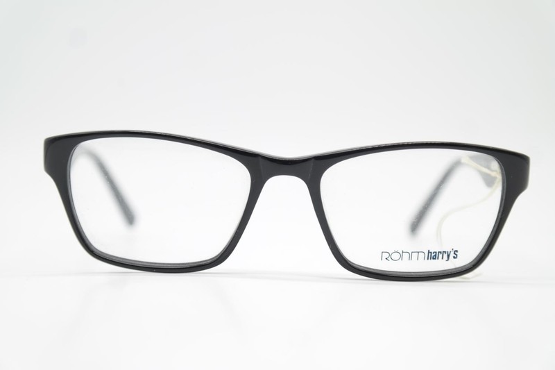 Glasses Röhm Harrys 1562 Black Oval Eyeglass Frame New