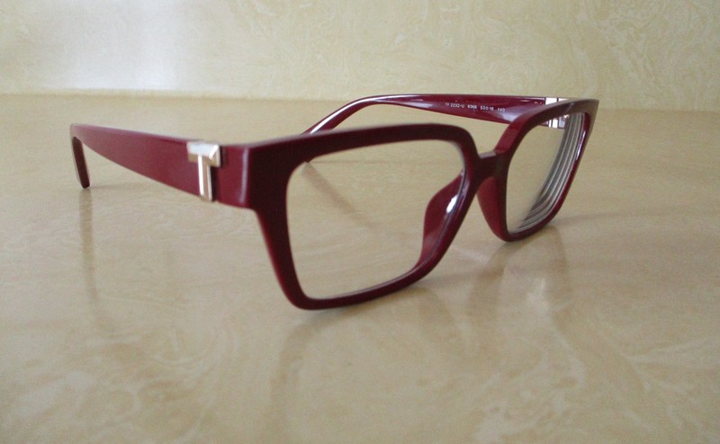 Tiffany & Co. Fired Brick Burgundy Rectangular Eyeglasses TF-2232U - Frames Only gallery