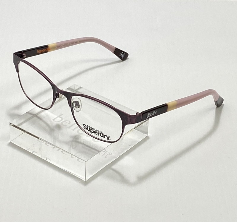 * New, Superdry Dollie C:061 Purple 51-18-135 Eyeglass Frames gallery
