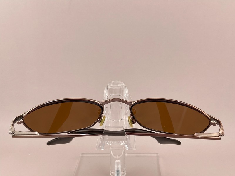 Ray Ban Sunglasses FRAME ONLY RB 3023 Highstreet 014/84 Brown Oval Italy 55mm gallery