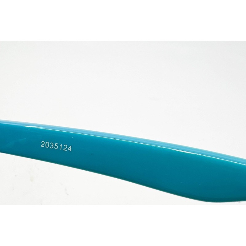 Zenni Optical 2035124 Teal Polka Dot Eyeglass Frames Square Wayfarer Style gallery