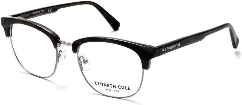 Kenneth Cole New York KC0292 Grey Horn 020 Metal Eyeglasses Frame 51-20-145 RX
