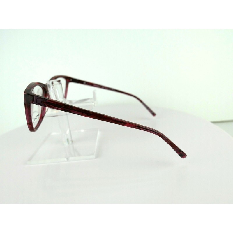 KOALI 7964 K (RR040) Burgundy Transparent 55 x 14 SPRING HINGE Eyeglass Frames gallery