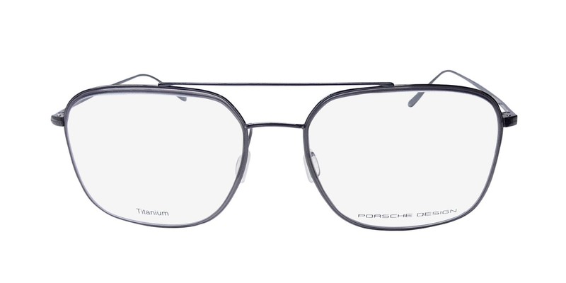 NEW PORSCHE DESIGN P8749 EYEGLASSES SQUARE FULL-RIM 56-20-145 GRAY TITANIUM A gallery