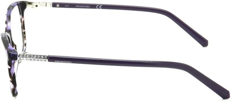 Swarovski SW5239 055 Purple Havana Plastic Cat Eyeglasses Frame 51-15-140 5239 gallery