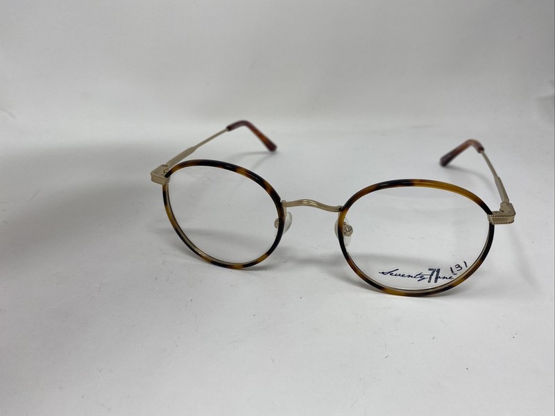 SEVENTY ONE EYEWEAR 71 MIDDLEBURY GOLD TORTOISE 47/20/140 ROUND EYEGLASSES :N27 gallery