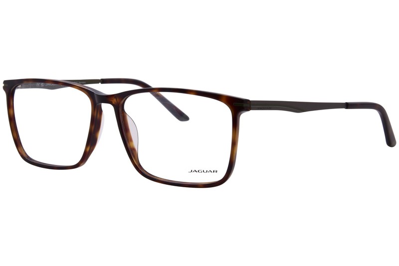 Jaguar 32503 4828 Eyeglasses Men’s Tortoise Full Rim Rectangle Shape 58mm