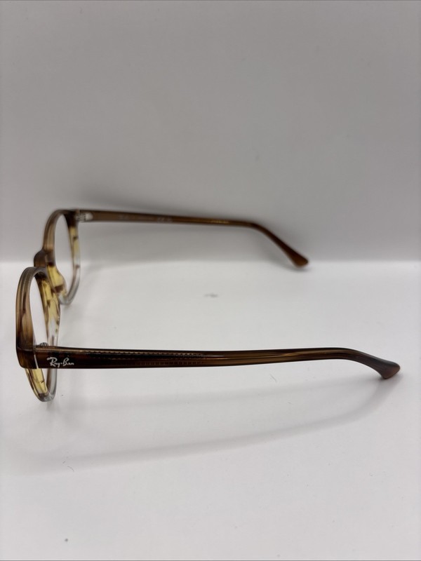 Ray-ban Rb5417 8253 Brown Oval Eyeglasses Frames 52-19-145 gallery