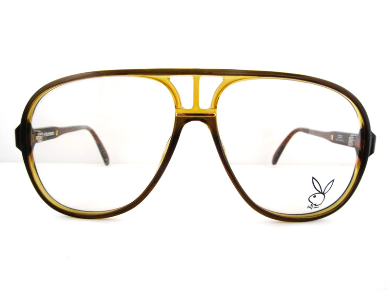 Playboy 4619 10 Optyl Men’s Aviator Eyeglass Frames Vintage Austria 80s NOS