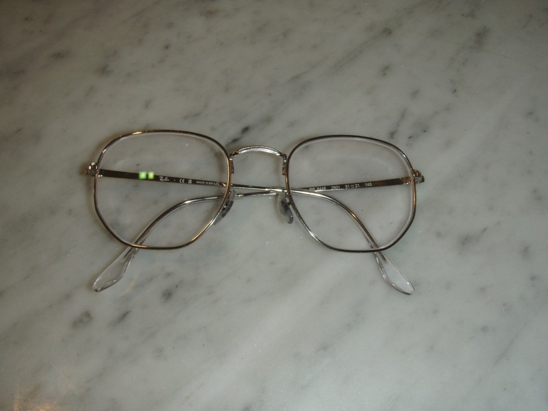 RAY BAN Brazil RB 6448 2501 51-21 145 silver eyeglasses geometric UNISEX FRAMES gallery