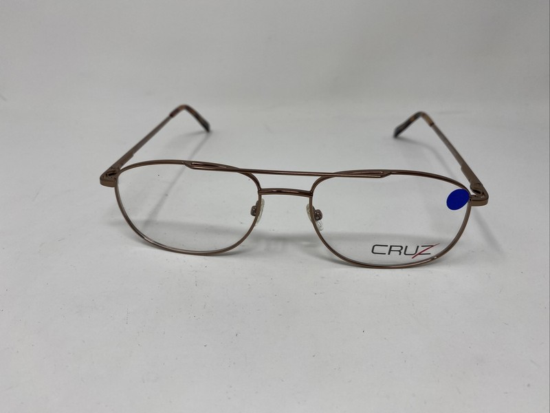 CRUZ EYEWEAR HESTER ST BROWN 53/17/140 FLEX HINGE EYEGLASSES !962