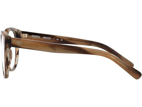 Costa Del Mar Mariana Trench 410 51mm Brown Round Eyeglass Frames NEW 6A2006 gallery