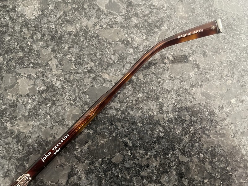 John Varvatos Eyeglasses JV V204 UF 50mm Havana Tortoise gallery
