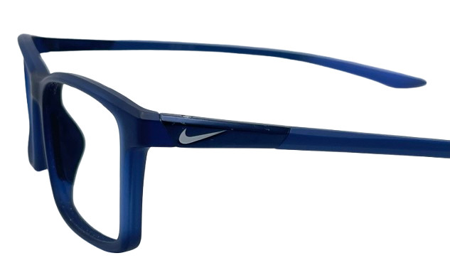 Men Nike 8098 078 Rectangle Black/Blue Lens Replacement recommended. Pre Owned gallery